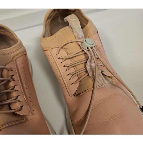 Clove Pink Womens Leather Sneakers Sz 11 - Picture 4 of 9